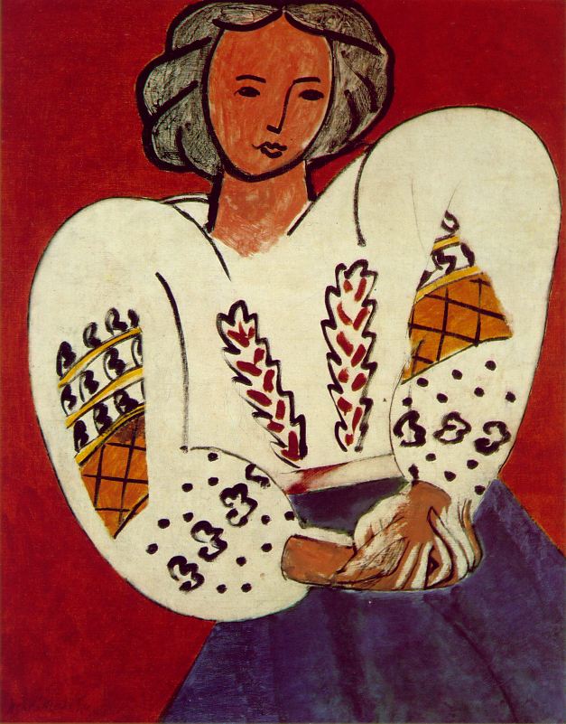 Henri Matisse - The Romanian Blouse 1940